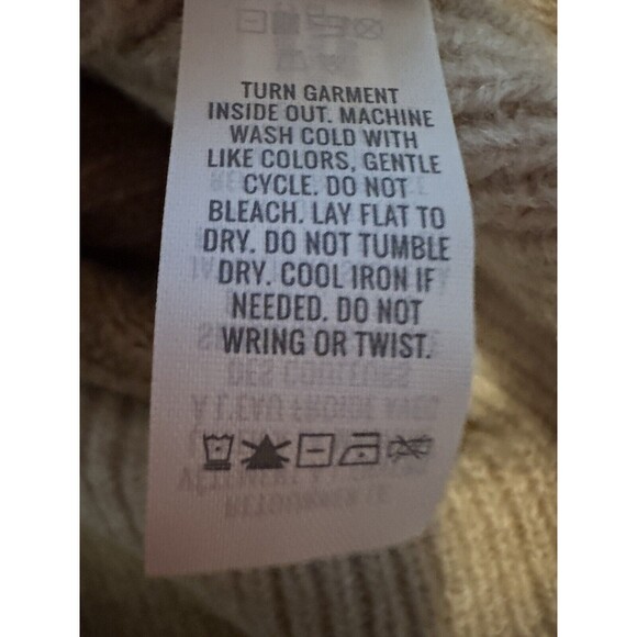 OFFLINE BY AERIE Ombre Brown Tan Crop Hoodie Pullover Sweater‎ MEDIUM NWT - Picture 8 of 10